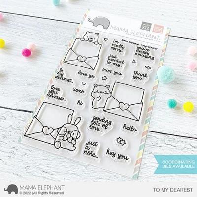 Mama Elephant Clear Stamps - To My Dearest